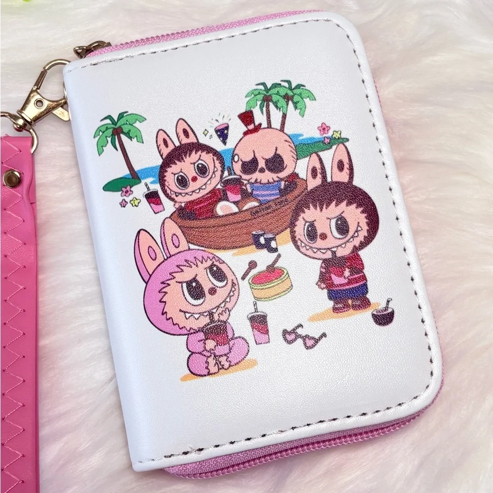 Monster Character Zippy Wallet with‎ Wrist Strap